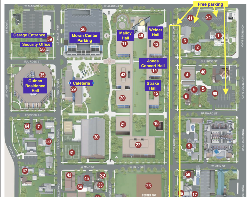 UST Campus Map Picture